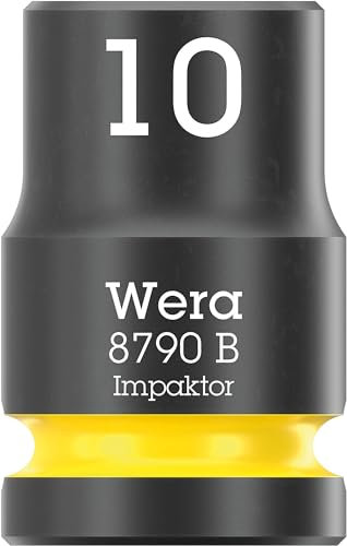 Wera 05005501001 8790 B Douilles Impaktor à emmanchement 3/8, 10 x 30 mm
