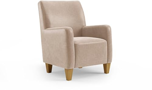 Cavadore Sessel Vida / Polstersessel im trendigen Design / 74 x 93 x 81 / Mikrofaser, Beige