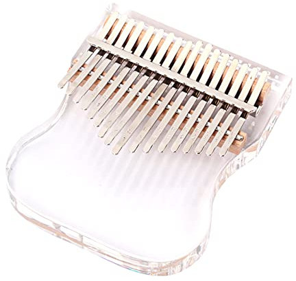 Transparentes Kalimba Acryl-Fingerklavier mit 17 Tasten, Daumenklavier mit Buchstaben und Noten, Musikinstrument, Geschenke für Mädchen, Acryl-Fingerklavier, transparentes Kalimba, 17 Tasten,