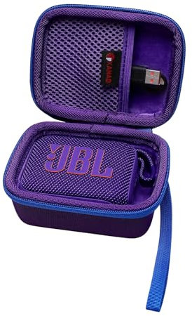 XANAD Custodia per JBL GO 4 Portable Bluetooth Speaker Borsa (Viola)