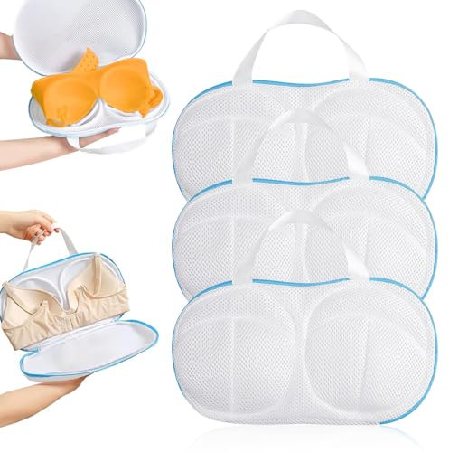 3 Stück Wäschenetz BH, Wäschesack Waschmaschine, BH Waschbeutel für Waschmaschine, Wäschenetz Klein für Kleidung Unterwäsche