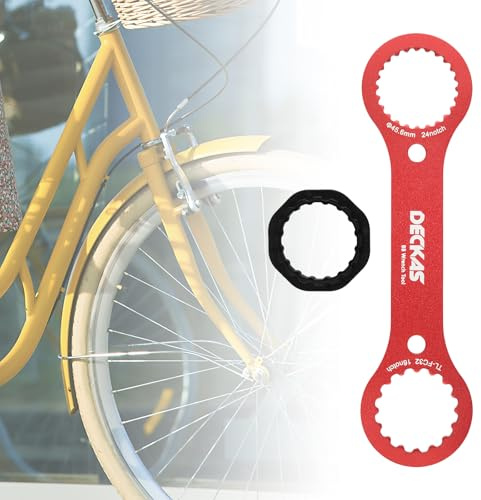 Bb Wrench Bottom Bracket Removal Tool for Dub Tl-Fc32 Tl-Fc25 Bike | Aluminium Alloy Construction with Front Fork Compatibility for Bicycle Repair and Maintenance Tasks