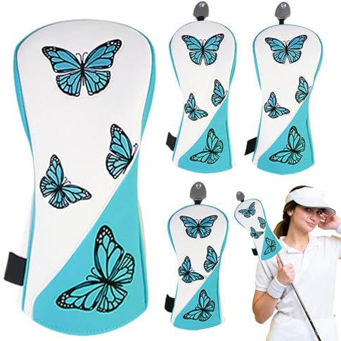 Custodia per mazza da golf in legno, 4 pezzi, per mazza da golf