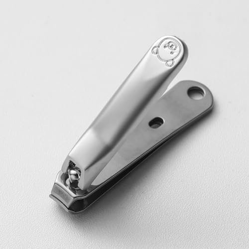 FVION Baby Nagelknipser, Kinder Nagelknipser Edelstahl mit Nagelfeilen für Neugeborene, Kleinkinder, Säuglinge, Kinder nagelzwicker füße Babypflege Baby Nail Clippers (Silber)