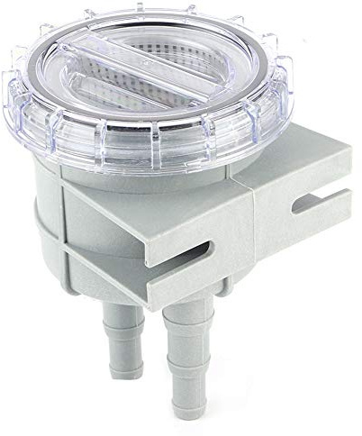 Filtro acqua di mare Filtro pulitore per motori marini con design multi interfaccia Parte superiore trasparente per aspirazione acqua di raffreddamento del motore Materiale ABS