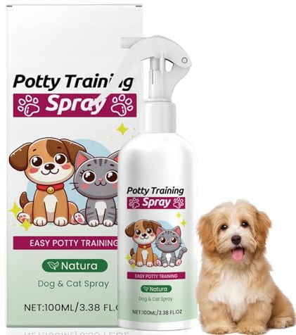 100ML Potty Training Liquid for Dogs,Puppy Toilet Training & Pet Helper,Potty Training Liquid for Dogs,Corrects Pet Toilet Behavior for Indoor & Outdoor Use,Safe Puppy Training & Dog Behaviour Spray
