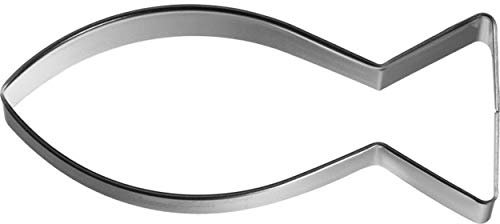 RBV Birkmann 1010723210 Ausstechform Christenfisch, Edelstahl, 10 X 4 X 2 cm