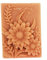 LC N090 Silikonform für Seife, Motiv: Blätter, Blumen, für Bastelarbeiten