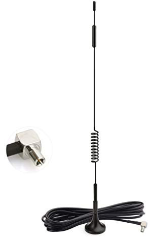 Bingfu TS9 Antena 4G LTE 7 dBi MIMO Antena Amplificadora de Señal de Base Magnética Compatible con Orange,Vodafone Movistar Netgear Huawei Enrutadores y Aircards de Puntos de Acceso Móvil