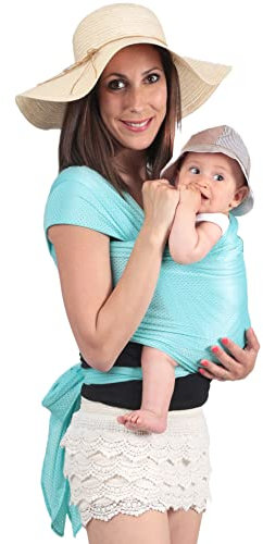 Amarsupiel | Fular Portabebe Acuático | Ergonómico y Seguro | Tejido OEKOTEX Transpirable | Ideal Playa y Piscina | Canguro Portabebes Verano hasta 20kg