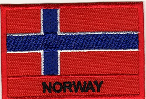 JAB Seller Aufnäher Bügelbild Aufbügler Iron on Patch Flagge Fahne Nation Norwegen Norway Skandinavien