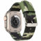 ESTUYOYA Correa Camuflaje compatible con Apple Watch 49mm 46mm 45mm 44mm, (42mm-Serie 1-3) Pulsera de Nylon Deportiva Ejercito Verde para iWatch Series 10 9 8 7 6 5 4 3 2 1 SE Ultra 2