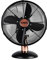 Tower T611000B Cavaletto Metal Desk Fan with 3 Speed Settings, 12”, 35W, Black and Rose Gold