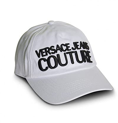 VERSACE JEANS COUTURE Unisex Hut Weiß, Weiß, One size