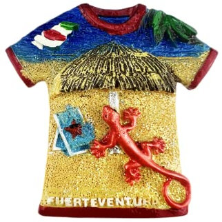 Fuerteventura Spanien Kühlschrankmagnet Reise Souvenir Zuhause Kühlschrank Dekoration 3D Magnetaufkleber Handbemalt Handwerk Kollektion