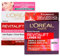 L‘Oréal Paris Revitalift Anti Age Tagespflege Gesicht mit Probiotikum und Pro-Retinol-Lifting-Effekt 50ml + Laser X3 Anti Age Straffende Tagescreme mit Hyaluronsäure und Vitamin C 50ml – 2 Cremes