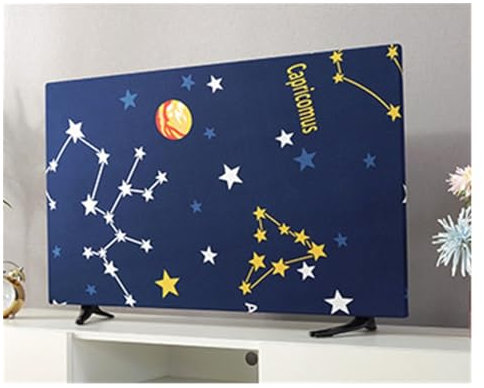 Fundas protectoras para televisores televisor PROTECTURA DE PROTECCIÓN CUBIERTA DE POLVO COLGANTE DE HOGAR televisión LCD Cubierta de polvo Paño de cubierta de poliéster 19-70 pulgadas Decoración univ