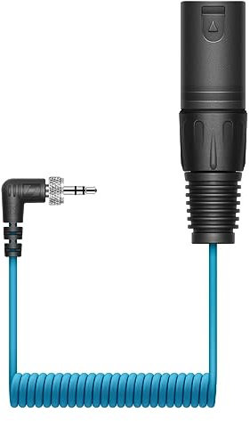 Sennheiser CL35-XLR 35mm TRS/XLR Kabel | Hochwertiges, langlebiges Mikrofonkabel für professionelle Audioanwendungen | Schwarz & Blau (700062)
