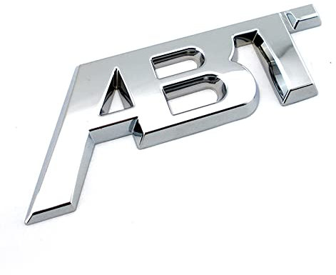 TW PREMIER Auto Hintere Abzeichen Buchstaben Aufkleber, Für ABT Kofferraum extern schmücken Zubehör,B