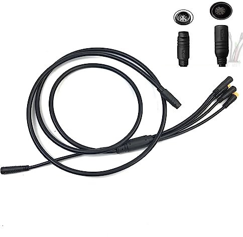 Palumma E-Bike Verlängerungskabel, E-Bike Integration Kabel 1T4/1T5 Wasserdicht Kabel Controller/E-Bike Kabel Umbau Zubehör (1T4)