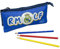 Real Madrid Federmäppchen mit 3 Fächern, Schulmäppchen für Kinder, Schule, RM seit 1902, Blau, offizielles Produkt, blau, Schultaschen