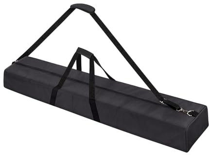 EMART Tripod Carrying Bag, 122cm/ 48 Long Carry Case for Speaker Stands, Light/Lighting Stand, Mic/Microphone Poles - with Adjustable Shoulder Strap, Heavy Duty Handle and Double Zipper