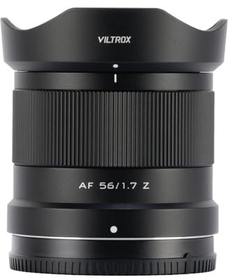 Viltrox Obiettivo ritratto autofocus F1.7, 56 mm, compatibile con APS-C Nikon Z Mount fotocamera mirrorless Z fc Z50 Z5 Z6 Z7 Z6II Z7II Z9