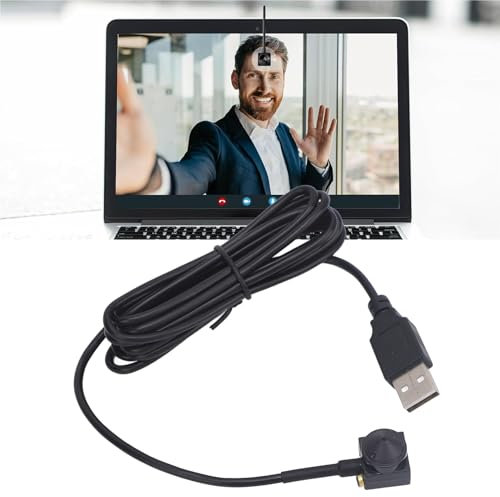 Plyisty Center Cam-Webcam für den Mittleren Bildschirm, 1080P-USB-Webcam, Eye-to-Camera-USB-PC-Webcam, Integriertes Mikrofon, für YouTube-Meetings, Zoom, Konferenz
