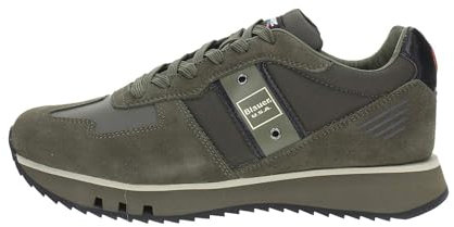 Blauer. USA Herren-Sneakers, Militärgrün, F4TOKYO01/TAS F. Herausnehmbares Gummi-Fußbett mit Erhöhung 2,5 cm, mil, 41 EU