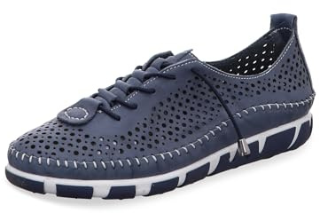 Gemini Damen Schnürschuh blau