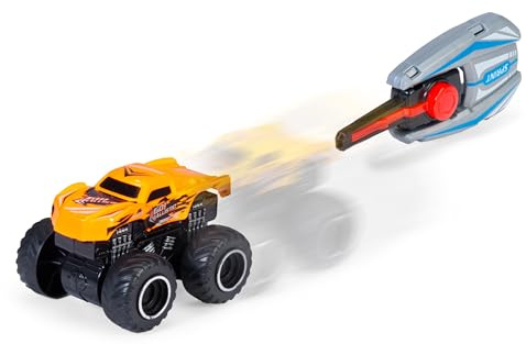 Dickie Toys - Key Racer Auto (1 Stück) - kleines Spielzeugauto für Kinder ab 3 Jahre mit Schlüssel-Launcher und Metall-Karosserie, zufällige Auswahl aus 4 Farben, je 6,5 cm