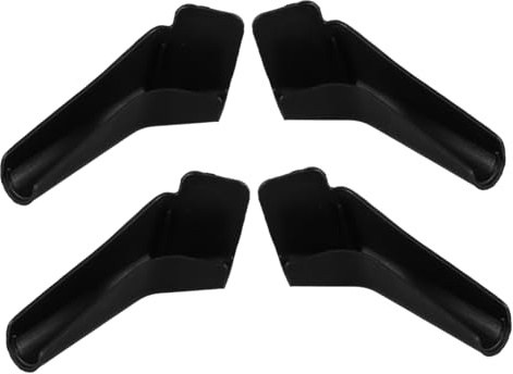 Canalones para Autocaravana de Plástico Negro, 4 Piezas para Techo