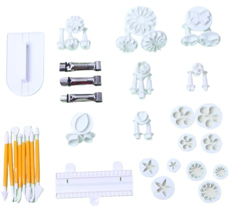 Zanthicia Cake Mold Candy Maker Cookie Slicer Baking Tool Craftsmanship Multiple Shapes Fondant Sugarcraft Interesting Kitchen Gadget