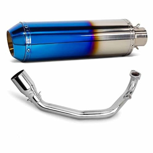 Komplette Auspuffanlage Für Yamaha Zuma GY6 125cc 150cc 200cc Roller/Motorrad Inklusive Krümmer Und Schalldämpfer