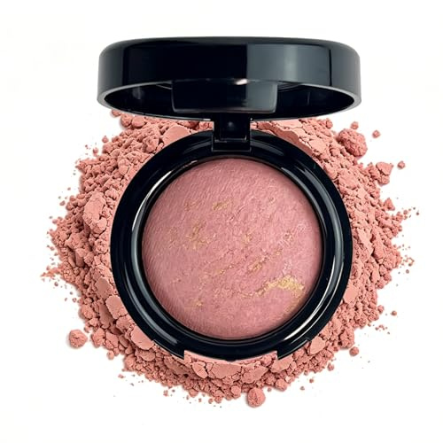 Single Baked Blush Shimmer Powder for Cheeks Radiant Pink Blushes Makeup-01