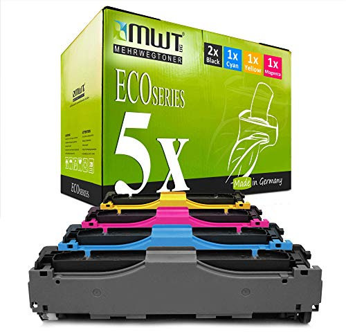 5X MWT kompatibel Toner für HP Color Laserjet CP 2024 2025 2026 2027 X DN N ersetzt CC530A-33A 304A