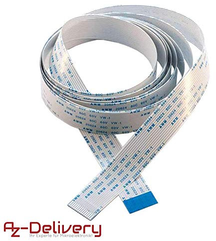 AZDelivery 3 x Ersatz Flexkabel 200 cm für Raspberry Pi Kamera/Display 200cm