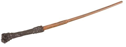 P'tit Clown - 31793 - Baguette de Sorcier - Baguette Magique - Magic Wand - Accessoire Déguisement Sorcière, Magicien, Wizard - Costume Halloween, Carnaval, Cosplay - Plastique - 44 cm - Marron