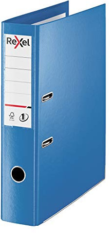Rexel 2115512 Aktenordner, Foolscap, Polypropylen, Blau