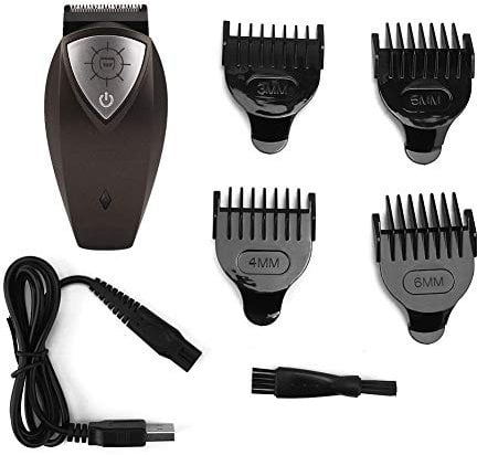 USB-Haarschneider, elektrischer Haarschneider Wasserdichtes Haarschneidewerkzeug 360 ° drehbar für Erwachsene/Kinder/Bart/Kopf/Körper/Gesicht