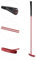 LEAGY Zeitloser klassischer Golf-Putter, 88,9 cm Länge, Putt Putt Style Zwei-Wege-Kopf und Premium-Gummigriff für Männer und Frauen für Rechts- oder Linkshänder (Rot)