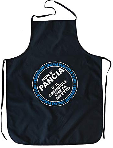 PASSAPAROLA Grembiule da Cucina,MOLTE GRAFICHE DISPONIBILI,MADE IN ITALY, simpatico, spiritoso, divertente-umoristico,100% Cotone,dimensioni indicative 64x80 cm.