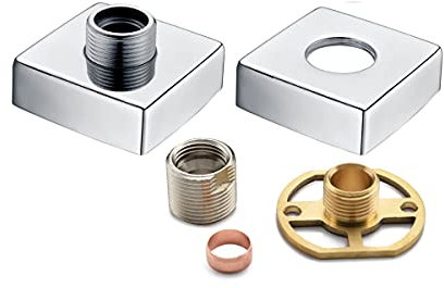 Excel Home Easy Shower Mounting Systems for Strong Shower Valve Connections and Leak Free installations (Square Exposed Plate)