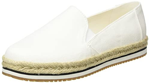 TOMS Damen Palma Flache Slipper, Weiß, 38.5 EU