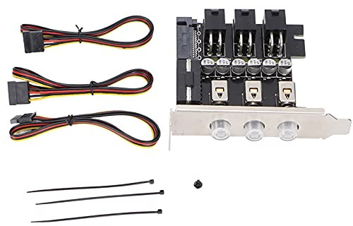 Annadue Festplatten Netzschaltermodul für 2,5 Zoll/3,5 Zoll SATA HDD/SSD, 3 Wege Festplattenstrom, 2 Kanal 3 Positionen unabhängiger Schalter Controller,Digitale LED mit Hintergrundbeleuchtung