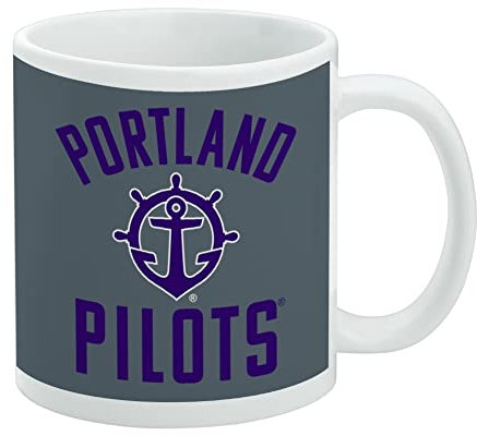 Portland Pilot Ceramic Coffee Mug, Novelty Gift Mugs for Coffee, Tea and Hot Drinks, 11oz, White