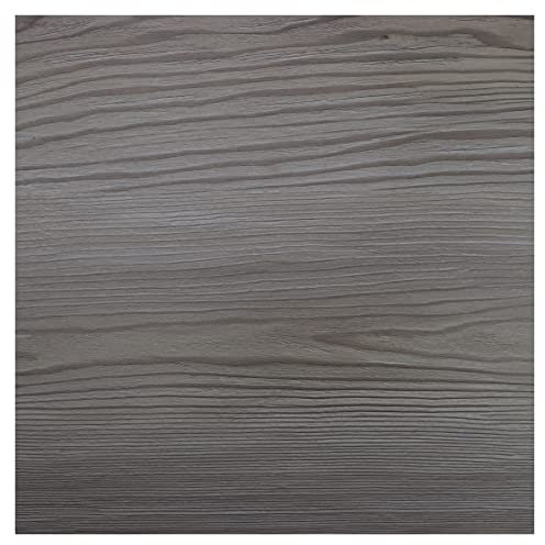 DIVCHI Grey Wood Effect, 12 Inch x 12 Inch, Self Adhesive Vinyl Floor Tiles (80 PCS)