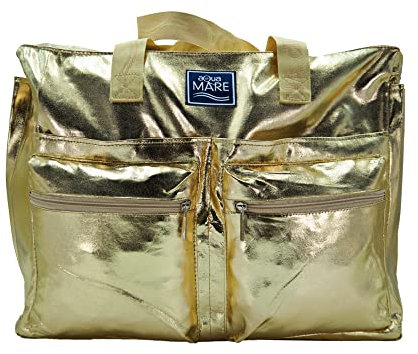 Aqua Di Mare 22772, Borsa Donna, Gold, 48x37x21cm