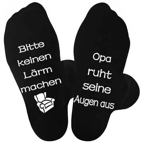 Jeasona Vatertagsgeschenk für Opa Socken 43-46 Opa Geschenke Geburtstag Vatertag von Enkel Enkelin Geschenke für Männer Weihnachten von Enkelkinder Männertag