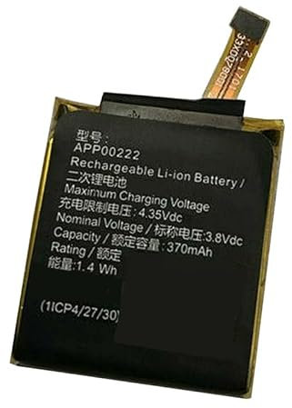 Backupower Replacement Battery Compatible With APP00222 Fossil Q Exploraist gen 3 ART5004 Smart Watch 3.8V 370mAh